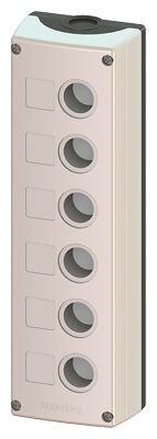SIEMENS ETANJ KUMANDA KUTUSU BOŞ PVC 6 DELİKLİ 4011209513464