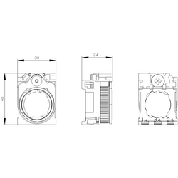 SIEMENS PLASTİK KONTAK BLOĞU OLMAYAN TUTUCU SİRİUS ACT 4011209947726 - Thumbnail