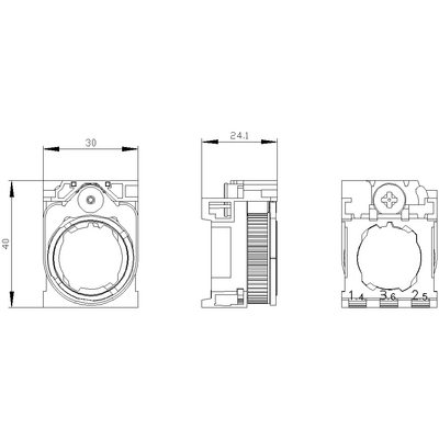 SIEMENS PLASTİK KONTAK BLOĞU OLMAYAN TUTUCU SİRİUS ACT 4011209947726
