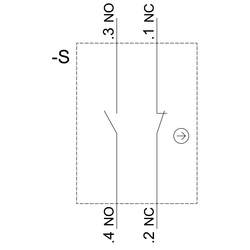 SIEMENS PLASTIK YEŞİL KOMPLE YAY DÖNÜŞLÜ BUTONLAR 1NO+1NC SIRIUS ACT 4011209959200 - Thumbnail