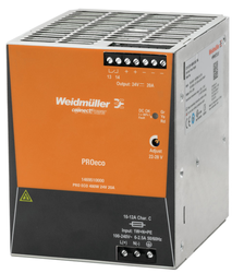 Weidmüller - WEIDMULLER GÜÇ KAYNAĞI SWITCH-MODE PRO ECO 480W 24VDC 20A 24VDC 4050118275483