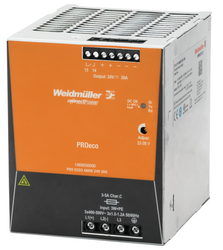 Weidmüller - WEIDMULLER PRO ECO 480W 3X400VAC 24VDC 20A GÜÇ KAYNAĞI SWITCH-MODE 24VDC 4050118275742
