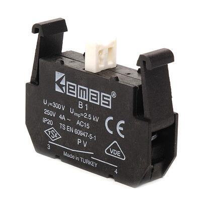 EMAS PV ÇİFT HIZLI START KONTAK BLOK PVB1