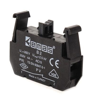 EMAS PV ÇİFT HIZLI STOP KONTAK BLOK PVB2