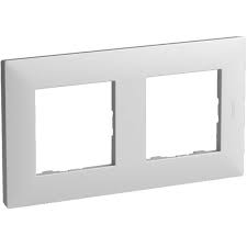 Legrand - LEGRAND 768172 RAVENTİ BEYAZ İKİLİ YATAY ÇERÇEVE 3414971105744
