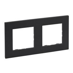 Legrand - LEGRAND 768372 RAVENTİ FÜME İKİLİ YATAY ÇERÇEVE 3414971109247
