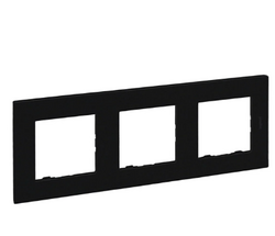 Legrand - LEGRAND 768673 RAVENTİ SİYAH ÜÇLÜ ÇERÇEVE 3414971114289