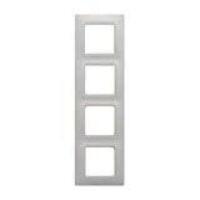 Legrand - LEGRAND 768274 RAVENTİ ALÜMİNYUM DÖRTLÜ DİKEY ÇERÇEVE 3414971107502