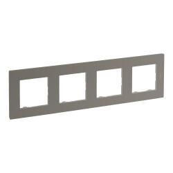 Legrand - LEGRAND 768574 RAVENTİ BRONZ DÖRTLÜ YATAY ÇERÇEVE 3414971112667