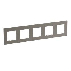 Legrand - LEGRAND 768575 RAVENTİ BRONZ BEŞLİ YATAY ÇERÇEVE 3414971112698