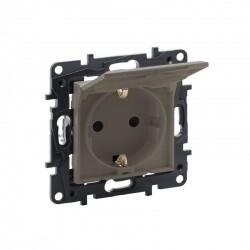 Legrand - LEGRAND 768518 RAVENTİ BRONZ KAPAKLI TOPRAKLI PRİZ 3414971111707