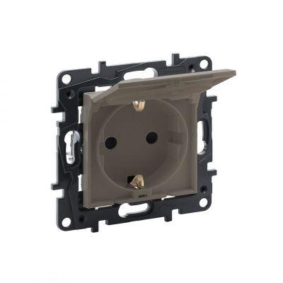 LEGRAND 768518 RAVENTİ BRONZ KAPAKLI TOPRAKLI PRİZ 3414971111707