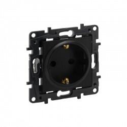 Legrand - LEGRAND 768614 RAVENTİ SİYAH TOPRAKLI PRİZ 3414971113237