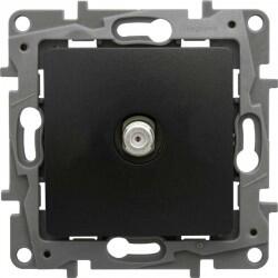 Legrand - LEGRAND 768626 RAVENTİ SİYAH TV PRİZ SONLU 10DB 3414971113503