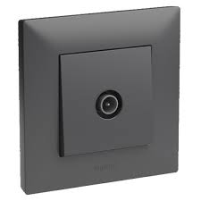 Legrand - LEGRAND 768826 RAVENTİ TİTANYUM TV PRİZ SONLU 10DB 3414971116801