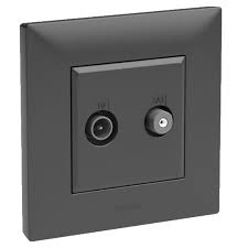 Legrand - LEGRAND 768328 RAVENTİ FÜME TV-SAT PRİZ SONLU 3414971108554