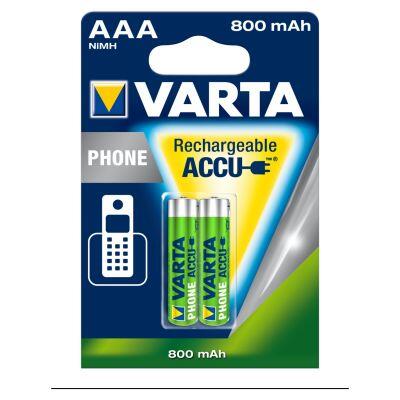 VARTA ŞARJ EDİLEBİLİR PİL 2 Lİ RECHARGE ACCU POWER AAA 800 MAH 4008496849185