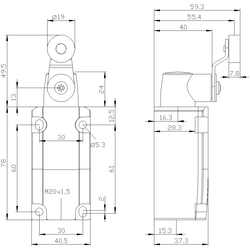SIEMENS NİHAYET ŞALTER METAL MAKARA 19MM ÇAP 4011209692237 - Thumbnail