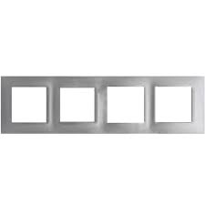 LEGRAND 767354 SALBEİ ALÜMİNYUM DÖRTLÜ YATAY ÇERÇEVE 3245067673546