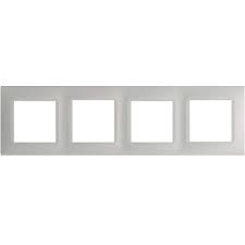 Legrand - LEGRAND 767334 SALBEİ BEYAZ DÖRTLÜ YATAY ÇERÇEVE 3245067673348