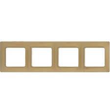 Legrand - LEGRAND 767374 SALBEİ ŞAMPANYA DÖRTLÜ YATAY ÇERÇEVE 3245067673744