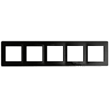 Legrand - LEGRAND 767365 SALBEİ ANTRASİT BEŞLİ YATAY ÇERÇEVE 3245067673652