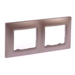 Legrand - LEGRAND 767552 SALBEİ FÜME İKİLİ ÇERÇEVE 3414970771995