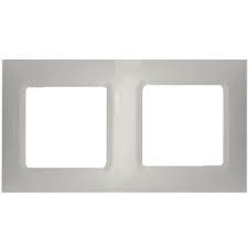 Legrand - LEGRAND 767542 SALBEİ İNCİ BEYAZI İKİLİ YATAY ÇERÇEVE 3414970771902