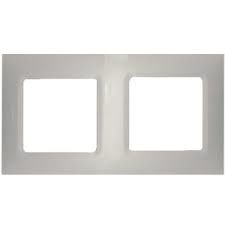 LEGRAND 767542 SALBEİ İNCİ BEYAZI İKİLİ YATAY ÇERÇEVE 3414970771902