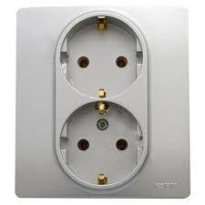 LEGRAND 767216 SALBEİ ALÜMİNYUM İKİLİ TOPRAKLI PRİZ 3245067672167