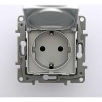 Legrand - LEGRAND 767218 SALBEİ ALÜMİNYUM KAPAKLI TOPRAKLI PRİZ 3245067672181