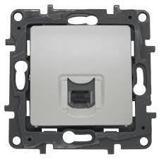 Legrand - LEGRAND SALBEİ FÜME RJ45 CAT6 UTP (ÇERÇEVESİZ) 3414970774149