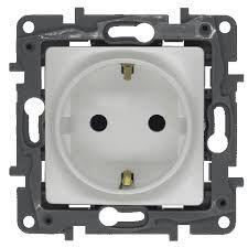 LEGRAND 767914 SALBEİ İNCİ BEYAZI TOPRAKLI PRİZ 3414970769510