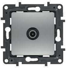 Legrand - LEGRAND 767226 SALBEİ ALÜMİNYUM TV PRİZ SONLU 5DB 3245067672266