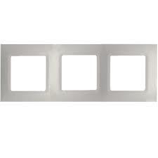 Legrand - LEGRAND 767543 SALBEİ İNCİ BEYAZI ÜÇLÜ YATAY ÇERÇEVE 3414970772053