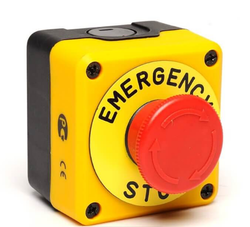 Emas - EMAS SARI-SİYAH PLASTİK KUTU TEKLİ STOP P1EC400E40