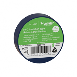 Schneider Electric - SCHNEIDER ELECTRIC 2420102 19MMx20MT MAVİ PVC İZOLE ELEKTRİK BANDI