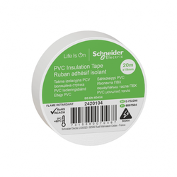 Schneider Electric - SCHNEIDER ELECTRIC 2420104 19MMx20MT BEYAZ PVC İZOLE ELEKTRİK BANDI