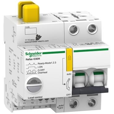 SCHNEIDER ELECTRIC A9C62240 REFLEX İC60N Tİ24 40 A 2P EĞRİ C ENTEGRE KONTROL MCB 3606480455612