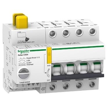 SCHNEIDER ELECTRIC A9C62410 REFLEX İC60N Tİ24 10 A 4P EĞRİ C ENTEGRE KONTROL MCB 3606480455681