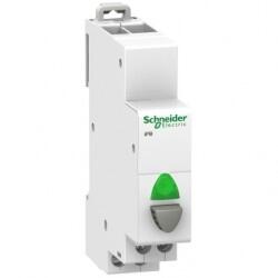Schneider Electric - SCHNEIDER ELECTRIC A9E18038 ACTİ9 İPB 1NA GRİ TEK BASMALI DÜĞME GÖSTERGE IŞIĞI YEŞİL 1248VAC/DC 3606480088308