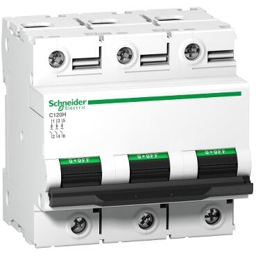SCHNEIDER ELECTRIC A9N18469 C120H DEVRE KESİCİ 3P 100A C EĞRİSİ 3606480380402