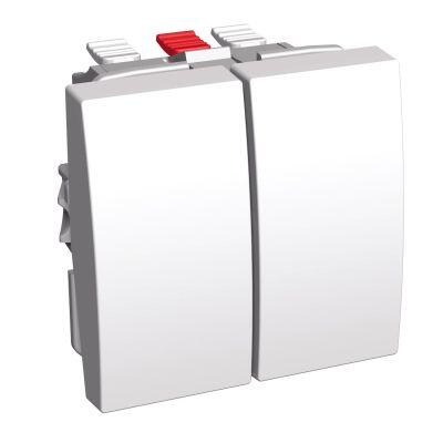 SCHNEIDER ELECTRIC ALTİRA ANAHTAR ÇİFT 2 YOLLU 16A BEYAZ KOMİTATÖR ANAHTAR ALB45056