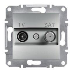 Schneider Electric - SCHNEIDER ELECTRIC EPH3400161 ASFORA ALÜMİNYUM TV-SAT PRİZİ 1DB SONLU 3606480728808