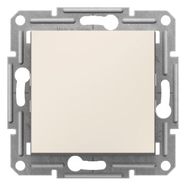 SCHNEIDER ELECTRIC ASFORA EPH0270123 2 KUTUPLU ANAHTAR VİDASIZ TERMİNALLER ÇERÇEVESİZ KREM 3606480986710