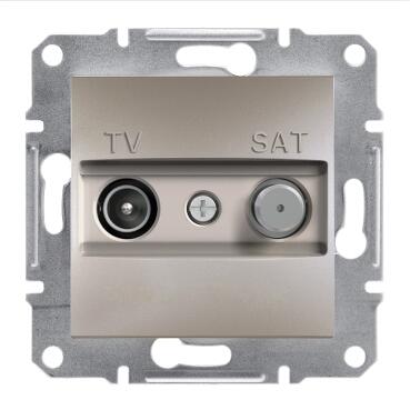 SCHNEİDER ELECTRİC EPH3400169 ASFORA TV SAT PRİZ SONLU 1DB BRONZ 3606480727931