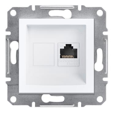 SCHNEİDER ELECTRİC EPH4370121 ASFORA 1*RJ45 CAT5E UTP ÇERÇEVESİZ BEYAZ 3606480987304