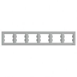 Schneider Electric - SCHNEIDER ELECTRIC ASFORA EPH5800661 EM 6LI YATAY ÇERÇEVE ALÜMİNYUM 3606480728990