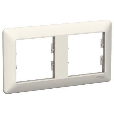 SCHNEIDER ELECTRIC ASFORA EPH5805223 PLUS EM 2Lİ YATAY ÇERÇEVE KREM