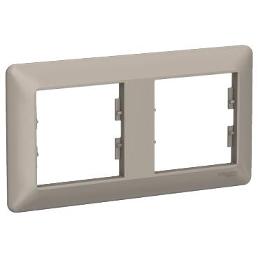 SCHNEIDER ELECTRIC ASFORA EPH5805269 EM 2' Lİ YATAY ÇERÇEVE BRONZ